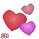 Hearts - multicoloured