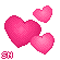 Hearts - pink