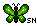 Small Butterfly - Green 2