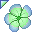 Flower - Blue-green